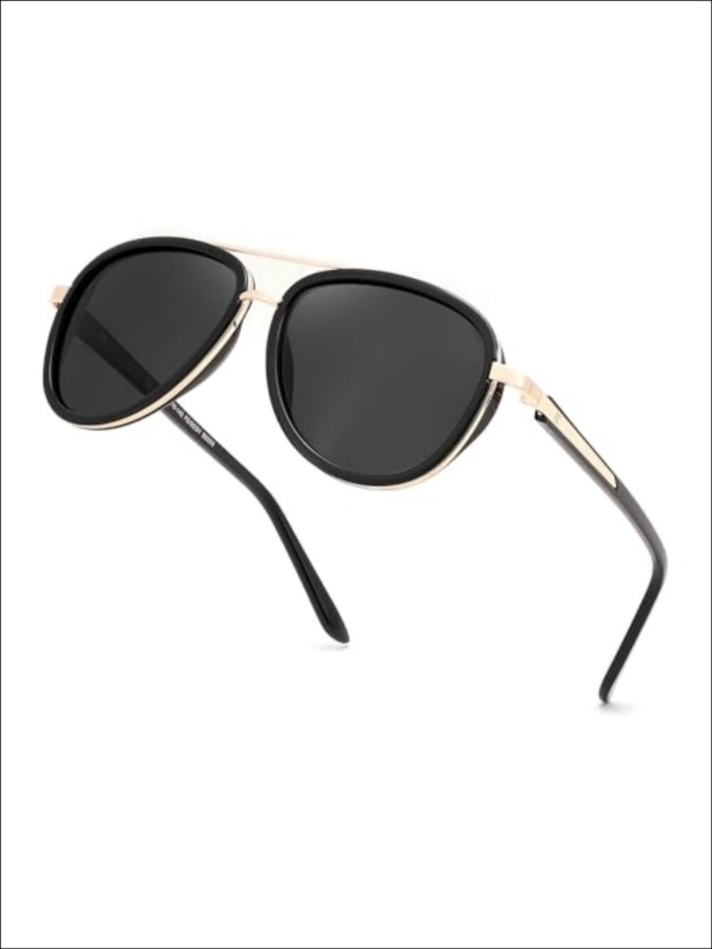 Retro Polarized Aviator Sunglasses Full Frame UV400